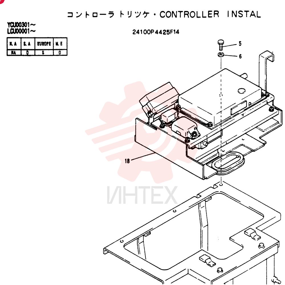 CONTROLLER INSTAL 24100P4425F14