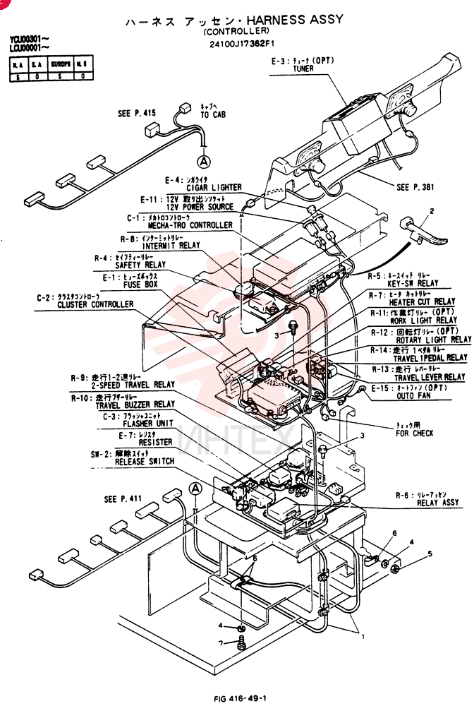 HARNESS ASSY 24100J17362F1