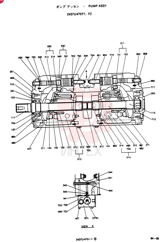 HYDRAULIC PUMP 2437U470F1