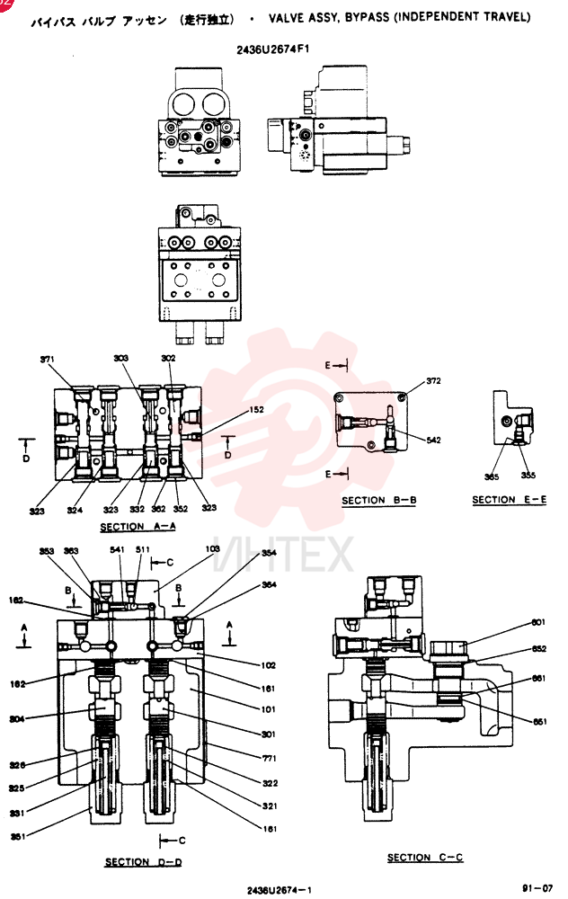 VALVE 2436U2674F1