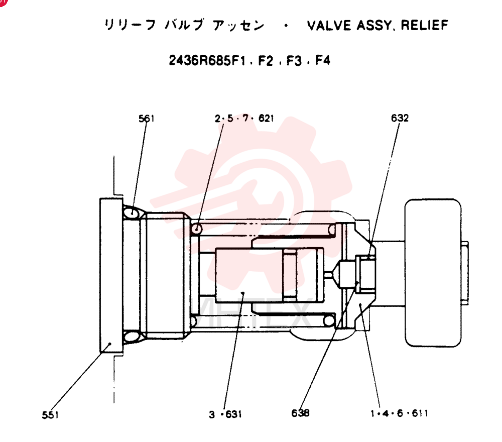 VALVE PRESSURE RELIE 2436R685F1