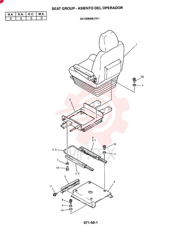 SEAT YN25MU0002F1