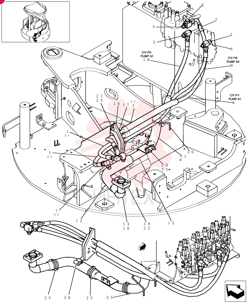 SET OF PARTS 72280711