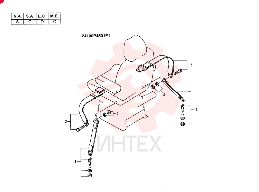 BELT 2448U116F1