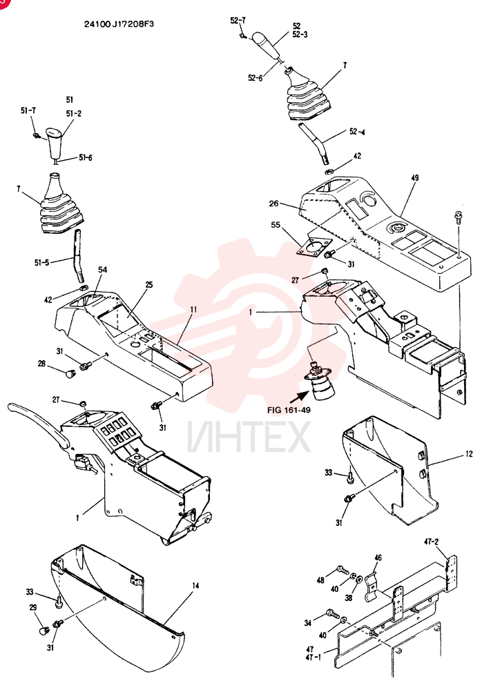 LEVER ASSY, CONTR(SEE.FIG.03-012) 24100P4480F2 (1)