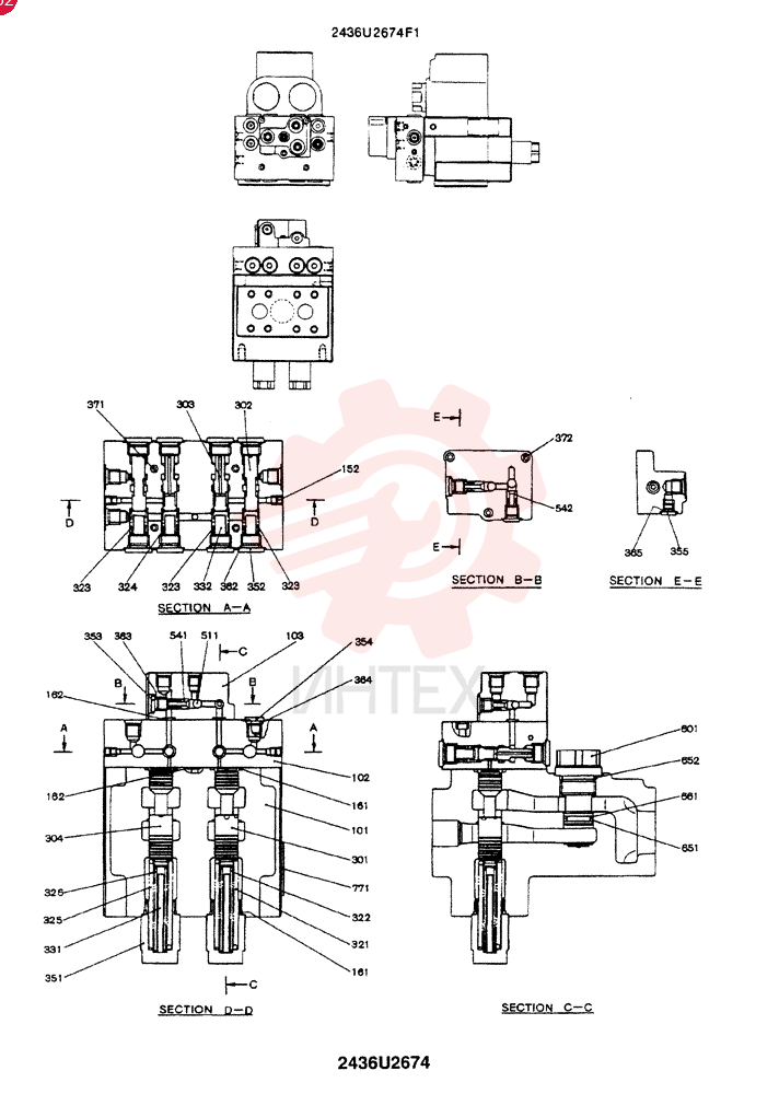 VALVE 2436U2674F1