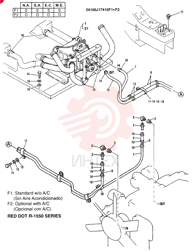 WITHOUT A/C 24100J17410F1