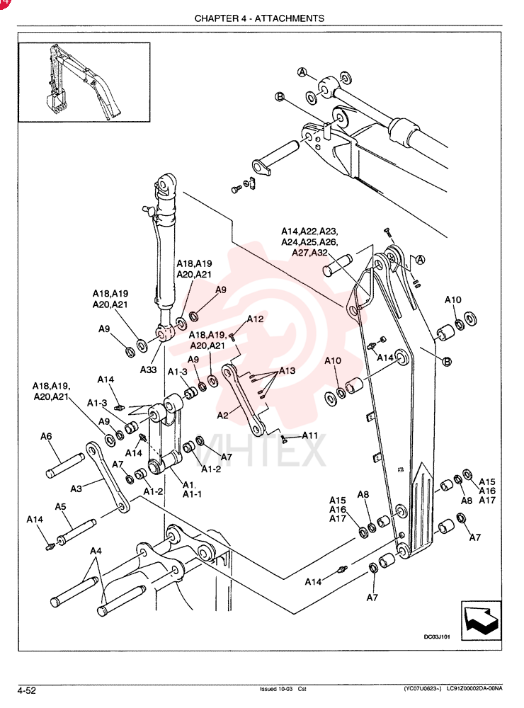 ARM GROUP, SHORT LC12B00173F1