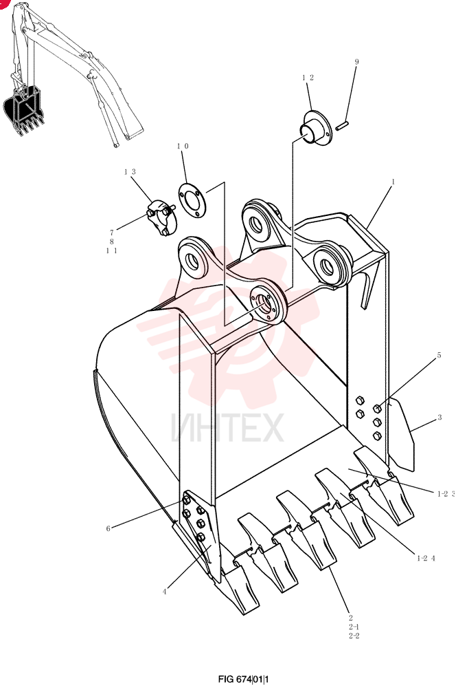 BUCKET LC61B00047F1
