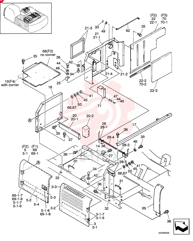 GUARD INSTALLATION (BASE UNIT) LC21C00011F1 (4)