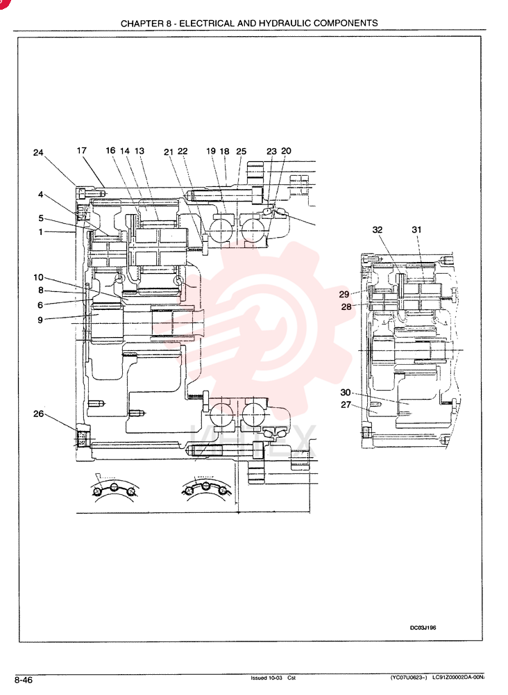 HYDRAULIC MOTOR LC53D00003F2