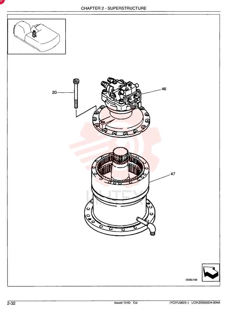 HYDRAULIC MOTOR LC15V00006F1