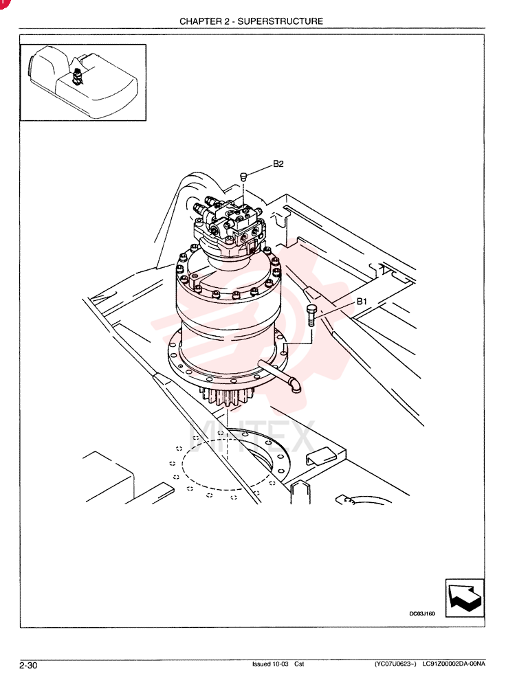 MOTOR INSTALLATION, SWING LC32W00001F1