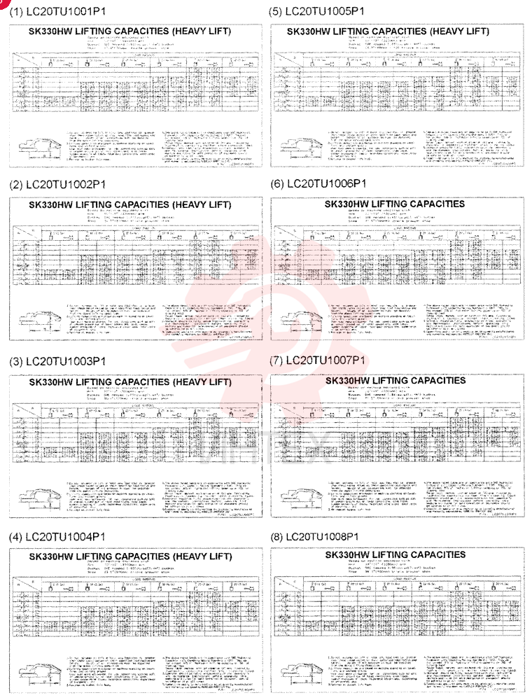 NAME PLATE INST (LIFTING CAPACITY) - STD ARM 900MM Track LC22TU0002F3 (1)
