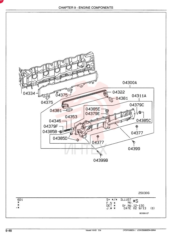 OIL COOLER VAME074430
