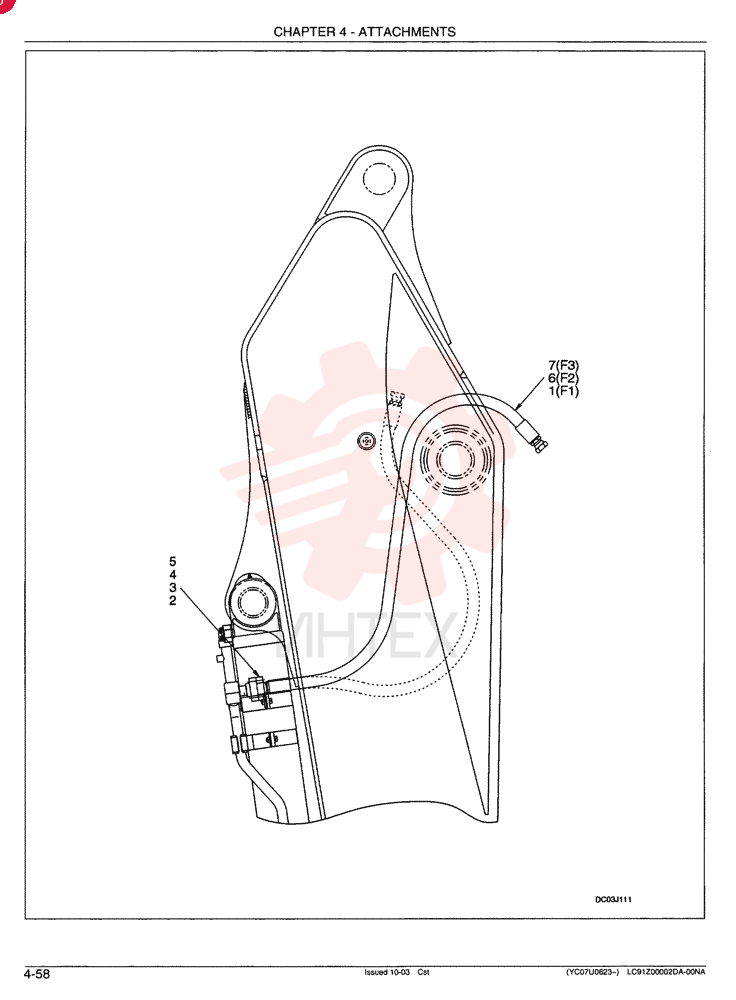 Схема (SK330LC-6E) - DYNAMIC ACERA EXCAVATOR ASN YC07U0623 (1/03-12/06) LC43H00007F1