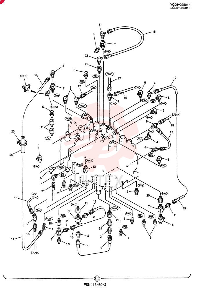 CONTROL LINES, MAIN (BOOM SAFETY) LC06H00008F5 (2)