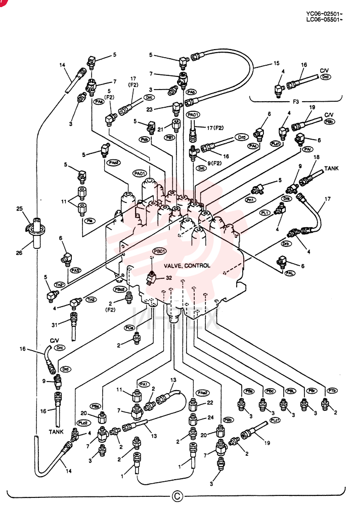 CONTROL LINES, MAIN (NIBBLER & BREAKER) LC06H00008F2 (2)
