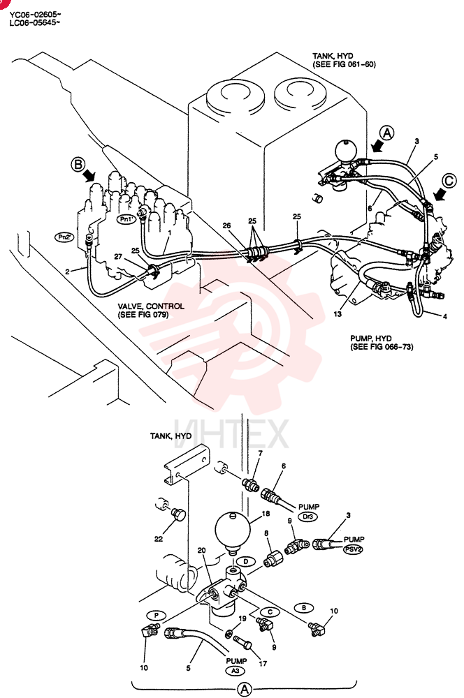 CONTROL LINES, PUMP LC06H00018F1 (1)