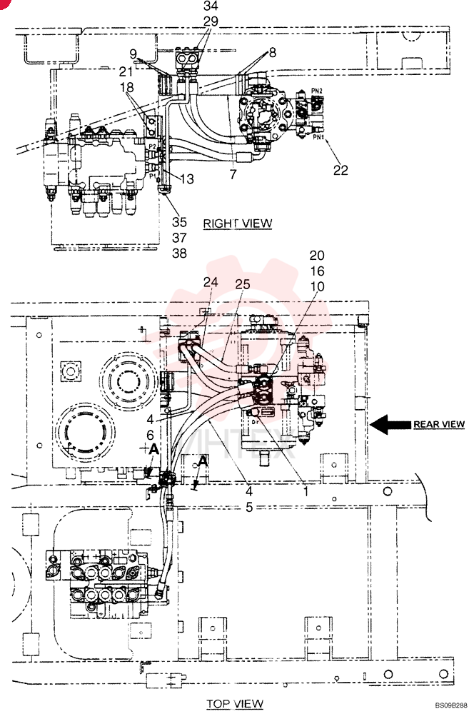 90 ELBOW,Male, 30 Degree Fl, PF 3/4" x PF 3/4", O-Ring