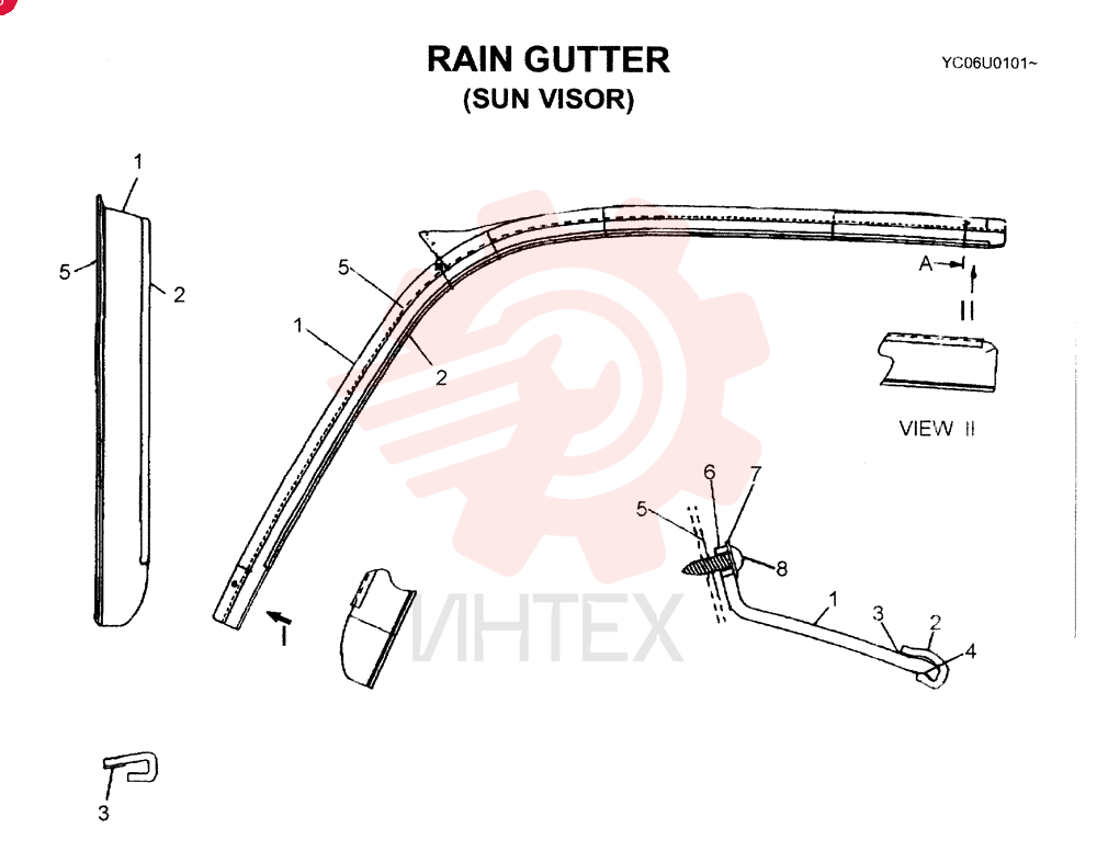 GUTTER YN55C01013F1