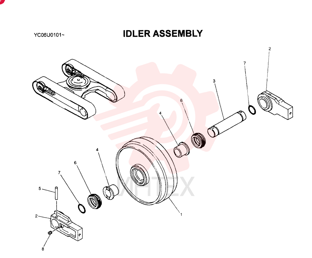 IDLER WHEEL LC52D00002F1