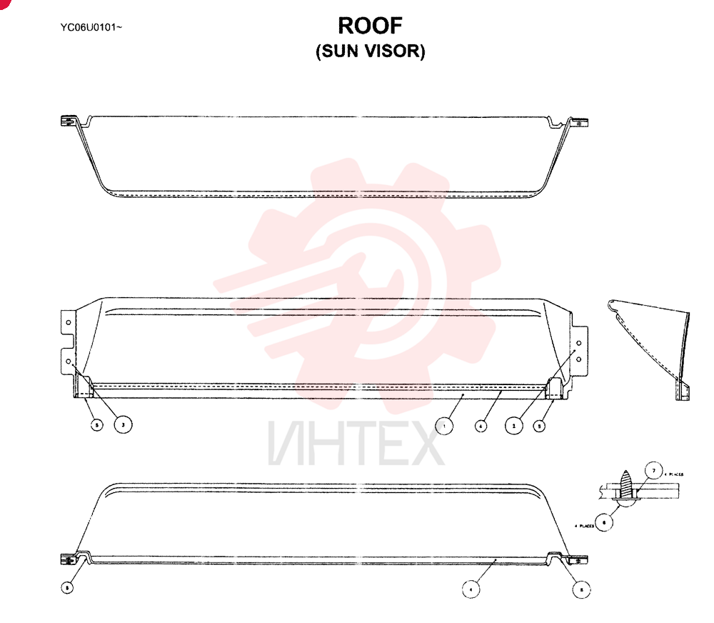 SUN VISOR YN55C00004F1