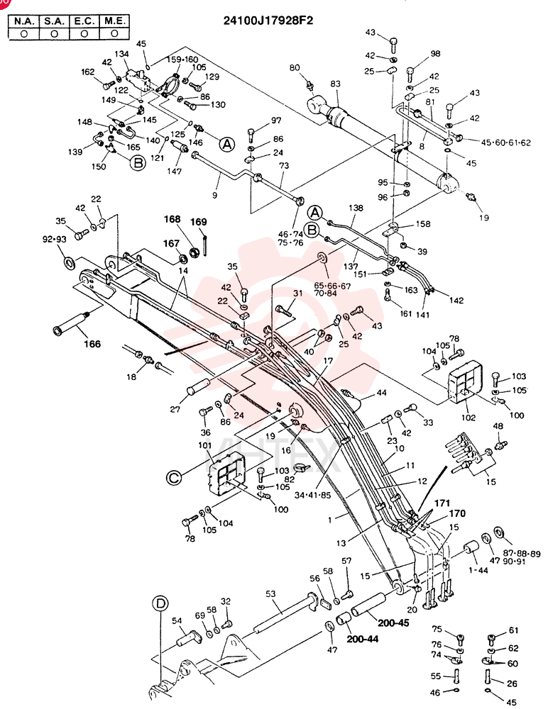 BUCKET CYLINDER 2438U1177F2 (6)