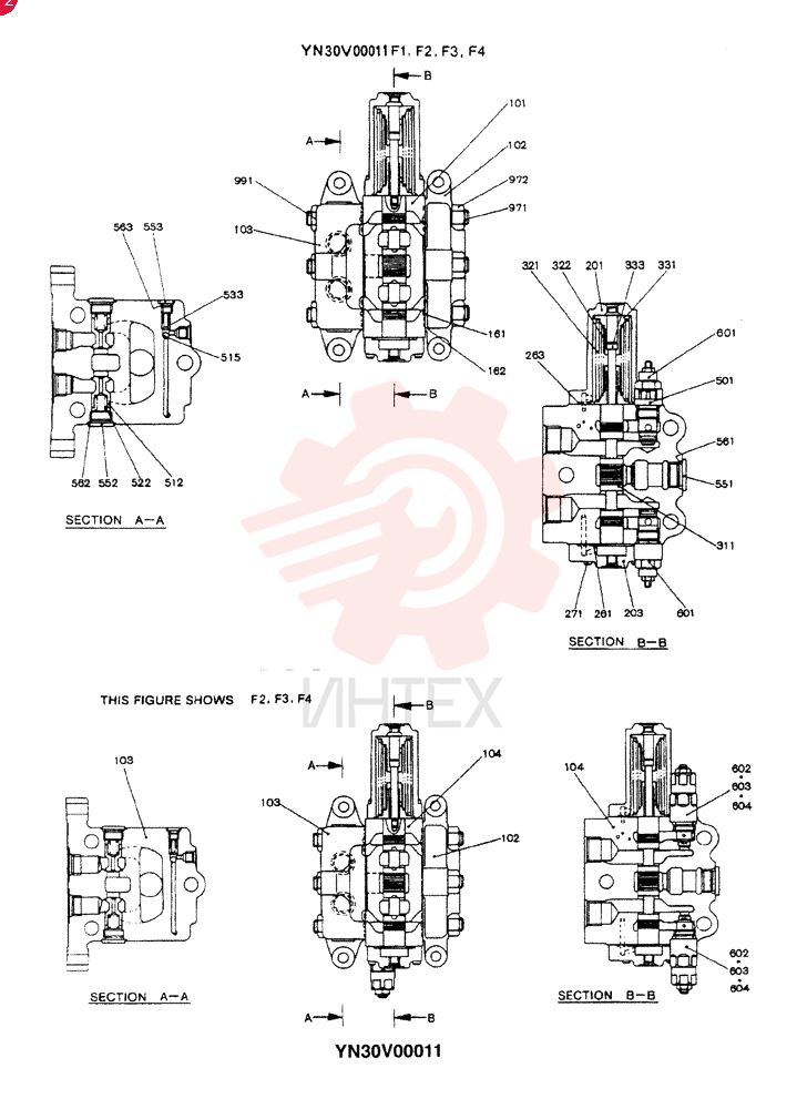 CONTROL VALVE YN30V00011F3