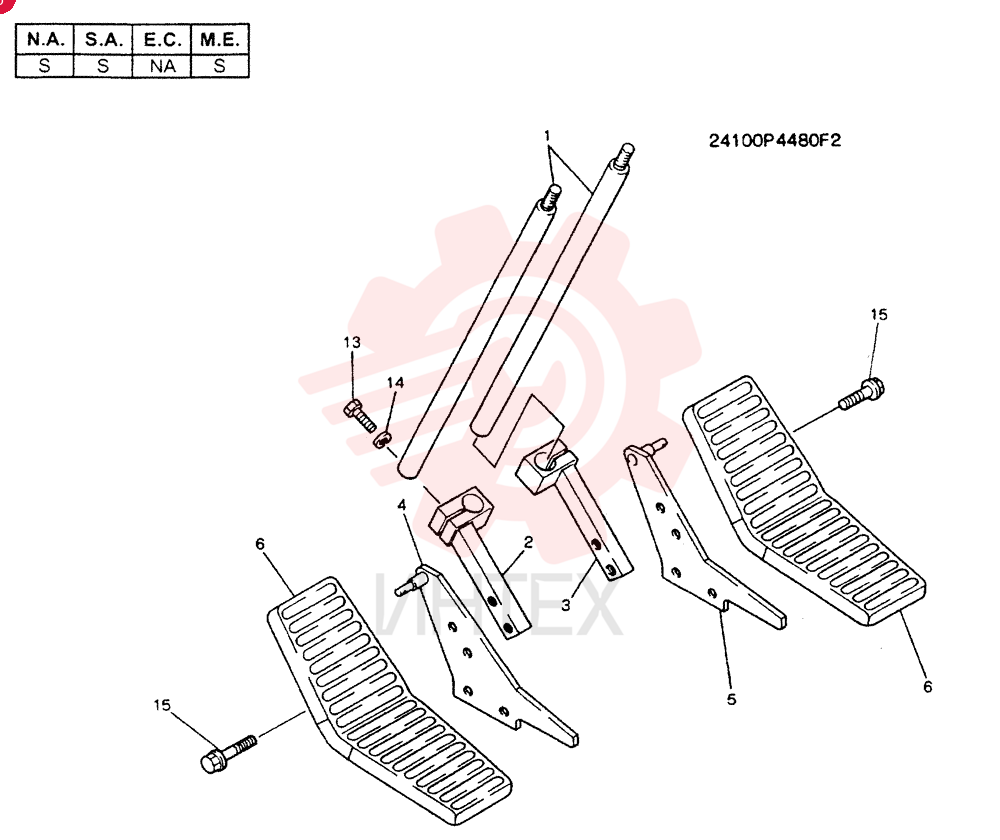 LEVER ASSY, CON 24100P4480F2