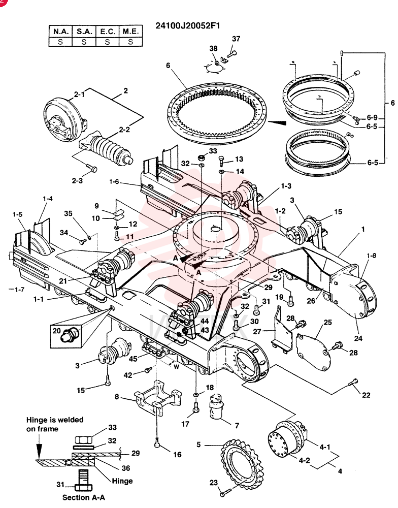 LOWER,FRAME LC02FU0007P1