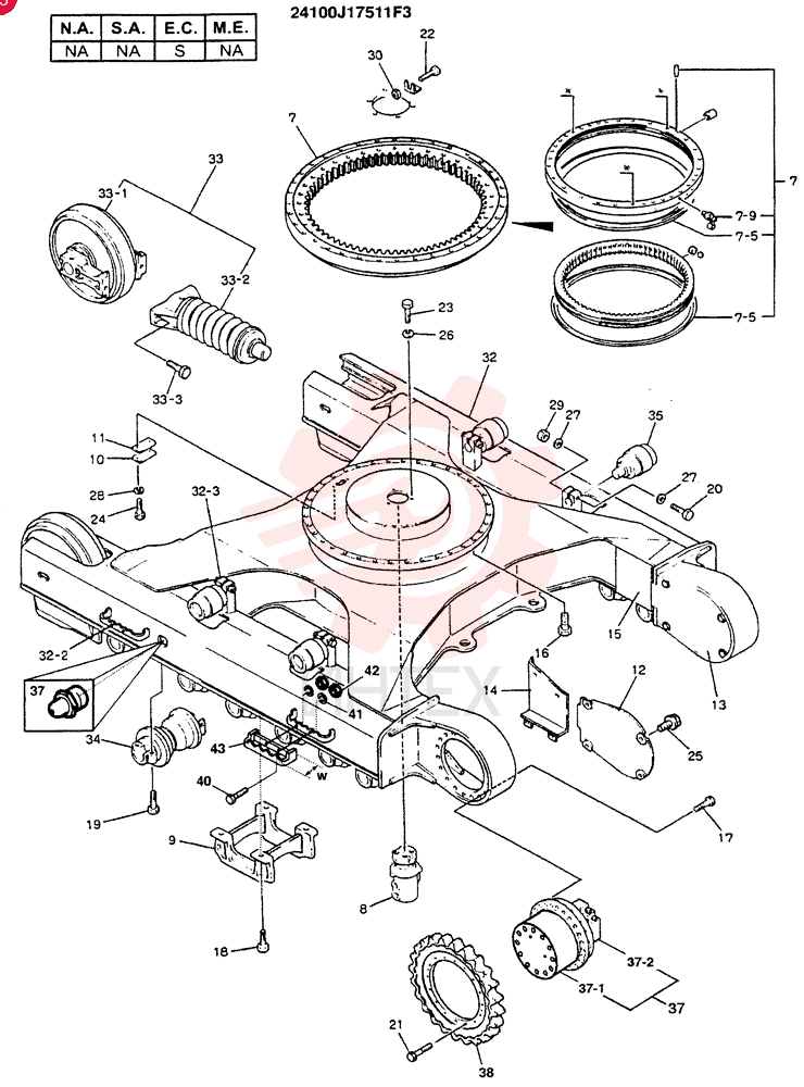 SLEWING RING LC40FU0001F1 (1)