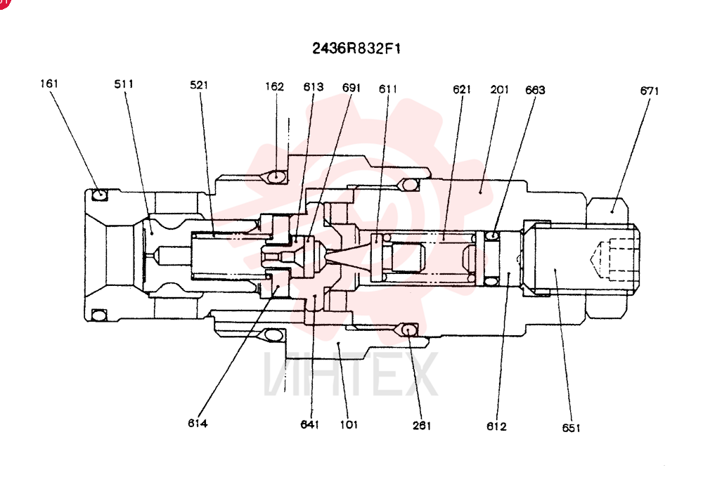 VALVE 2436R832F1