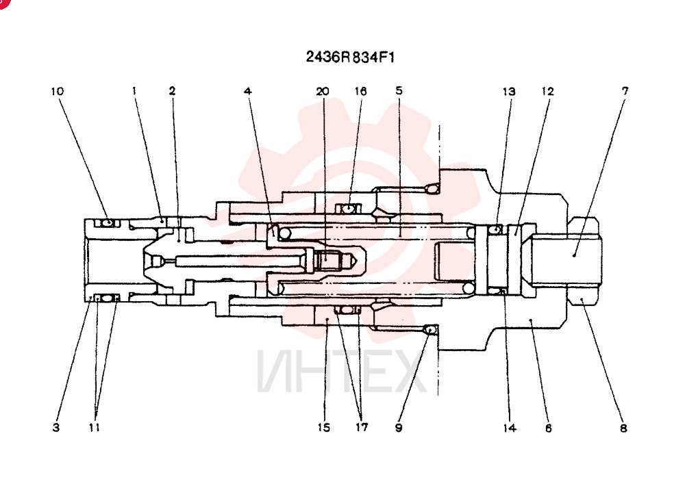 VALVE 2436R834F1