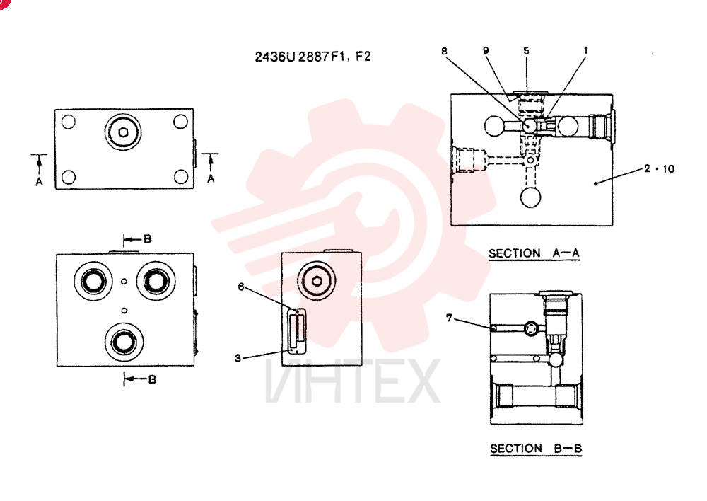 VALVE, SHUTTLE 2436U2887F1