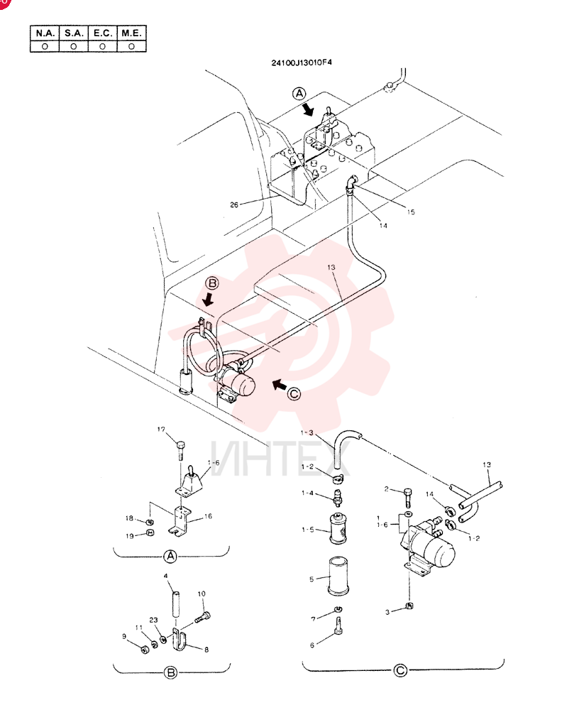 FUEL PUMP 24100R156F2