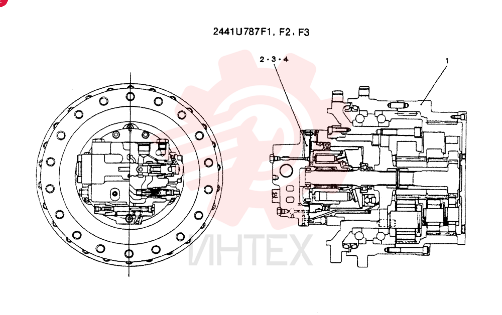 HYDRAULIC MOTOR 2441U787F3
