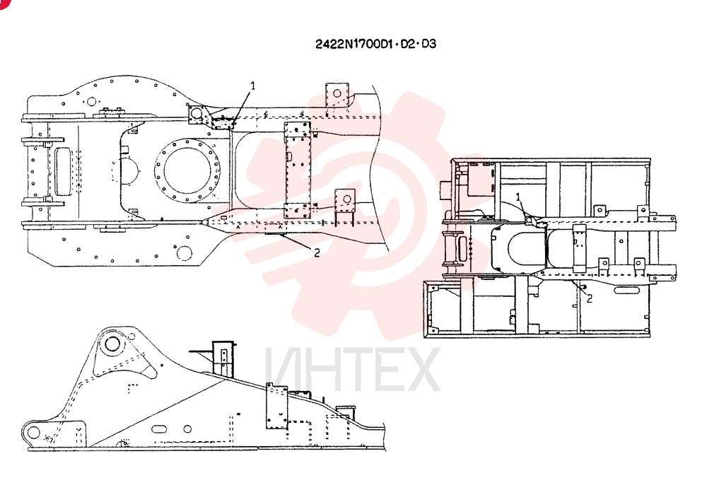 REWORK, FRAME UPPER (NIBBLER & BREAKER) 2422N1700D1