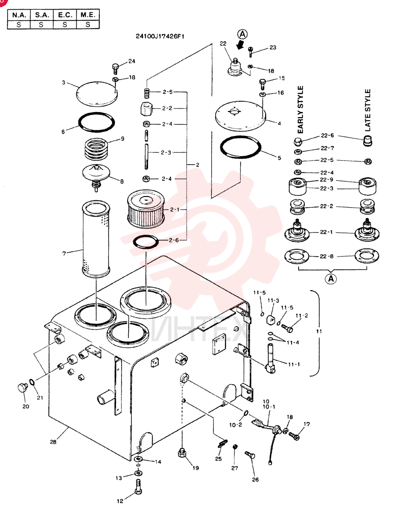 TANK 2427J3417