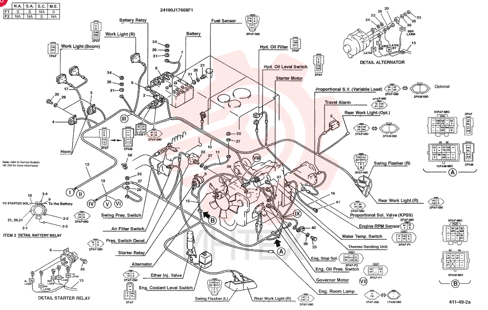 WIRING ASSY,ELEC 24100J17608F1 (3)
