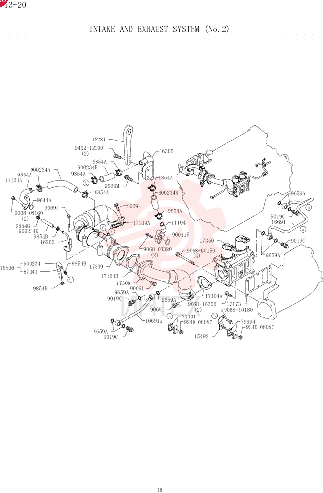 AIR INTAKE & EXHAUST SYSTEM NO -- VH (2)