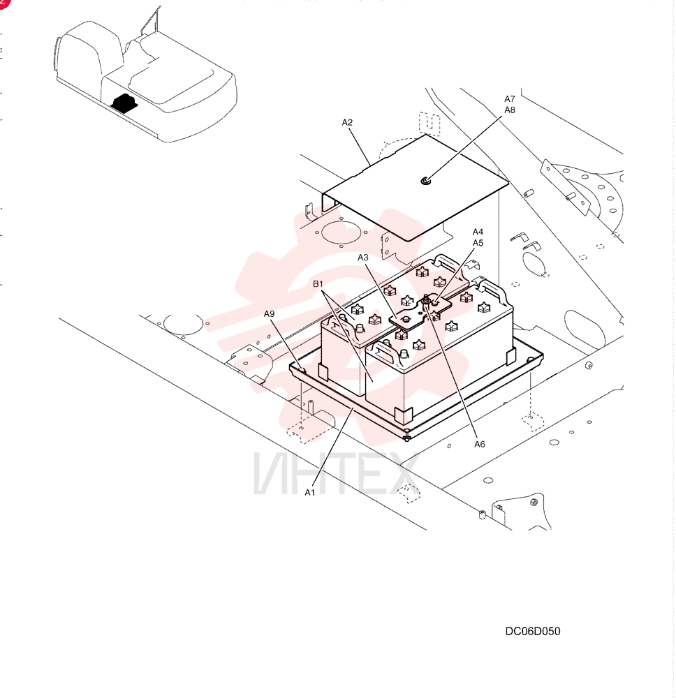 BATTERY INSTAL LC72E00006F1