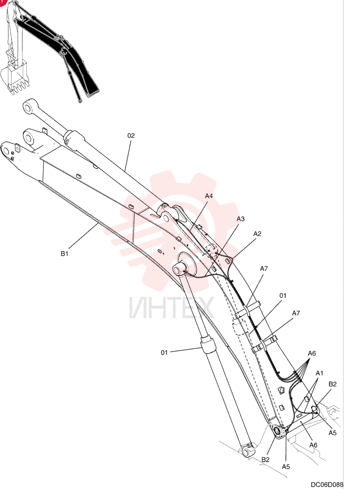 BOOM GROUP, Years: -01-DEC-08, Serial Range: -YC08U2121