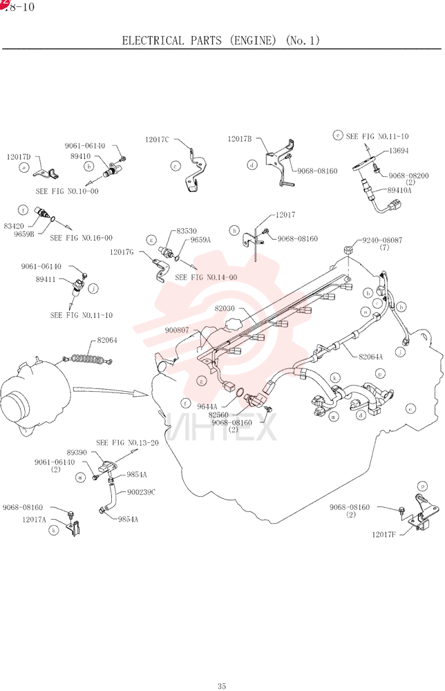 ELECTRICAL PARTS (ENGINE) NO -- VH (2)