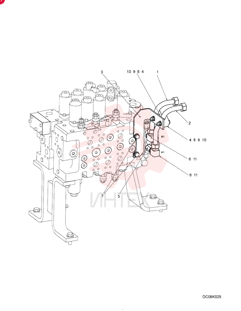 HYD LINES, UPPER (ROTATION W/ NIBBLER & BREAKER), Figure 3 of 3
