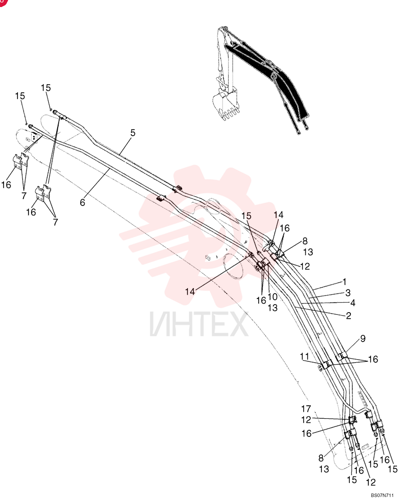 HYD TUBE LC42HU1013P1 (1)