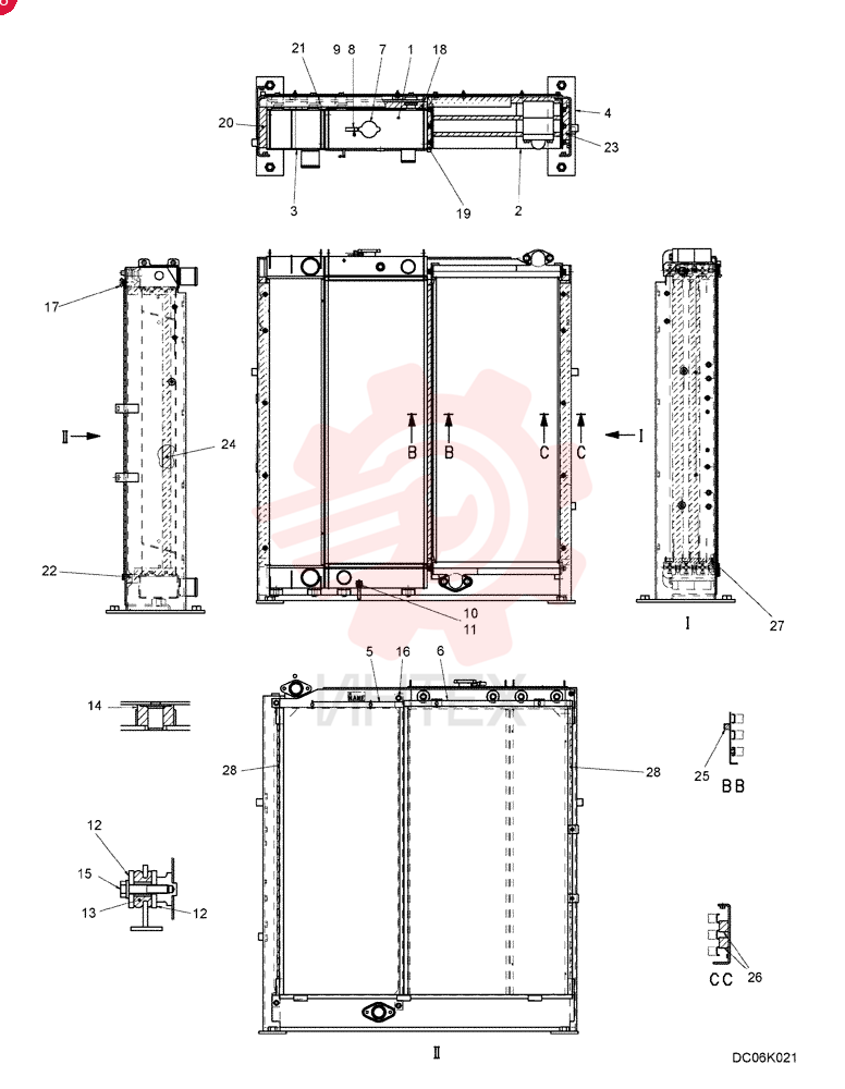 RADIATOR LC05P00043F1