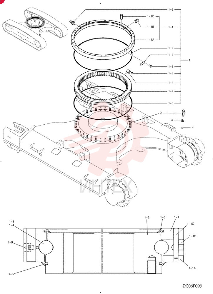 RING ASSY, SLEWING LC40FU0002F1