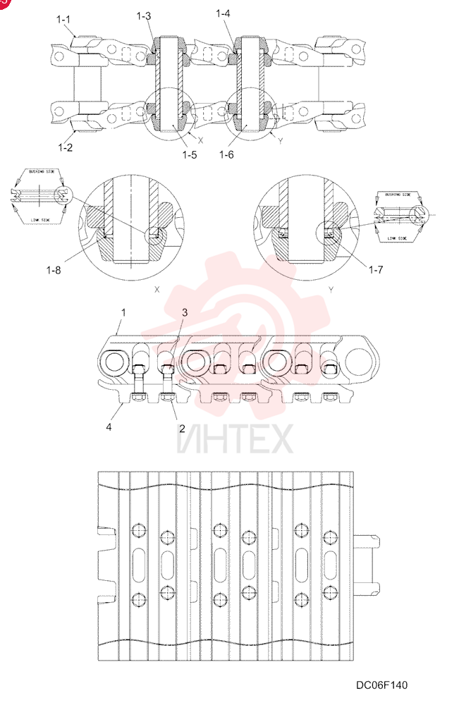 SHOE ASSY LC60DU0010F1