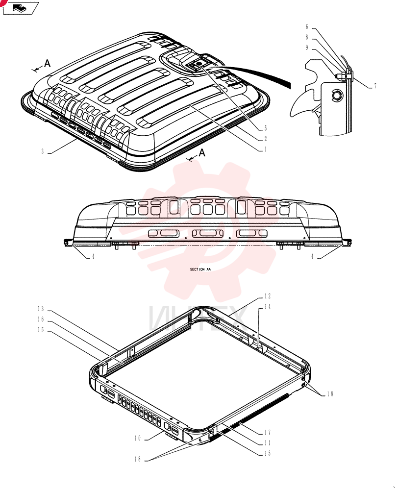 COWLING LC22C00034F1